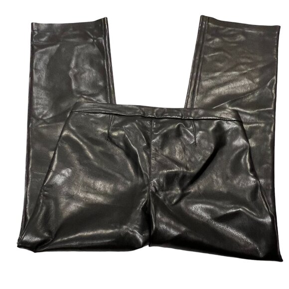 Wilfred Vegan Leather Bootcut Pants, NWT, Black 10 - Picture 6 of 11